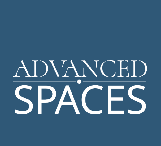 AdvancedSpaces Logo auf dunklem Hintergrund